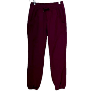 Ladies MEC Burgundy Track Pants